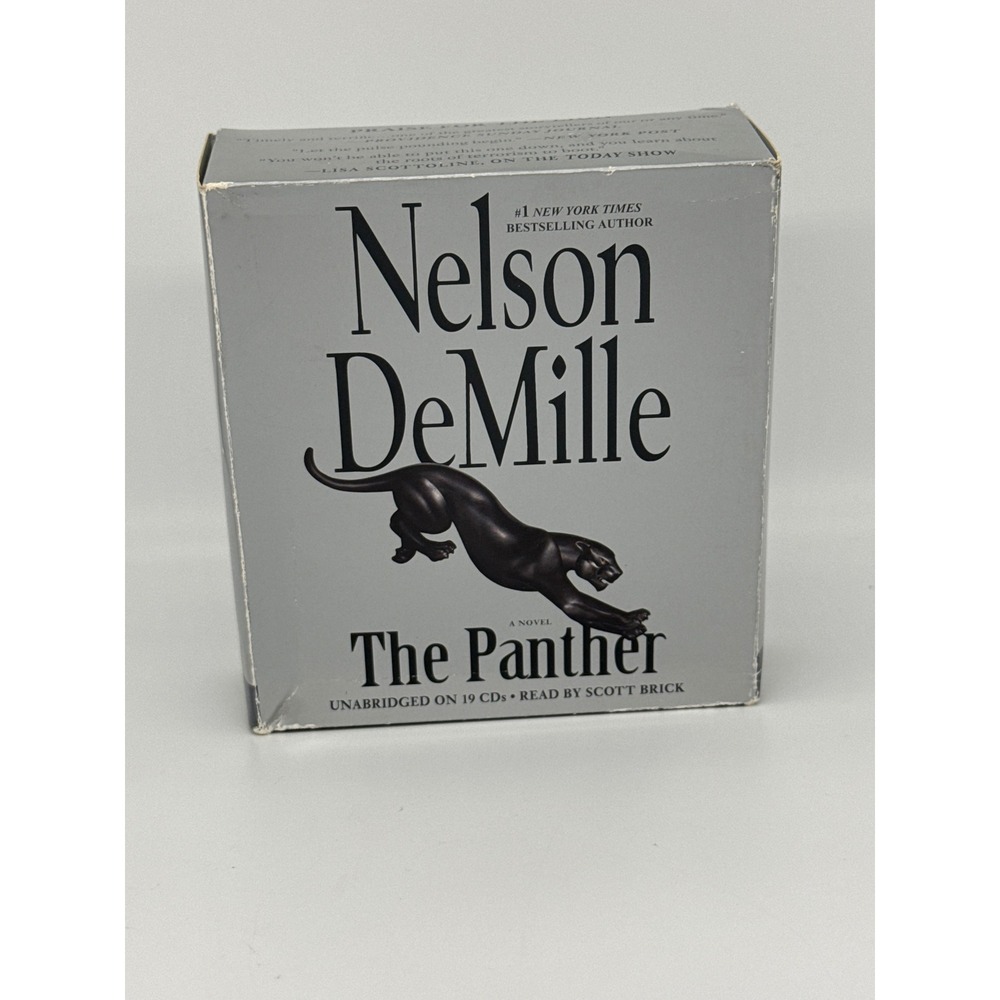 Nelson DeMille‎ The Panther Unabridged Audiobook 19 CDs Read by Scott Brick 2012